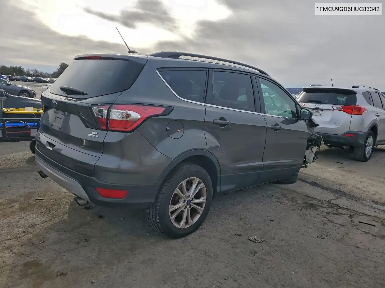 1FMCU9GD6HUC83342 2017 Ford Escape Se