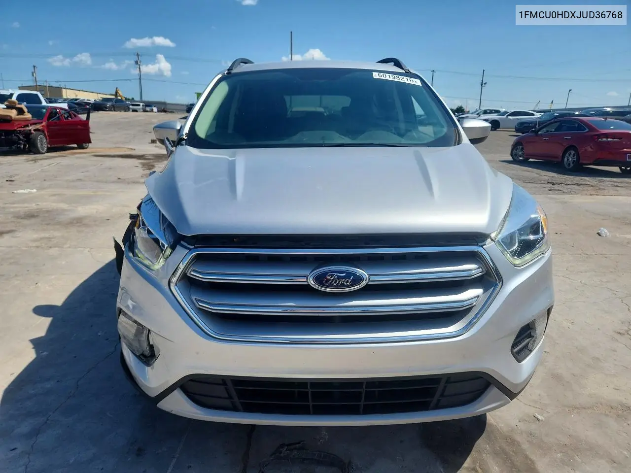 2018 Ford Escape Sel VIN: 1FMCU0HDXJUD36768 Lot: 60198216