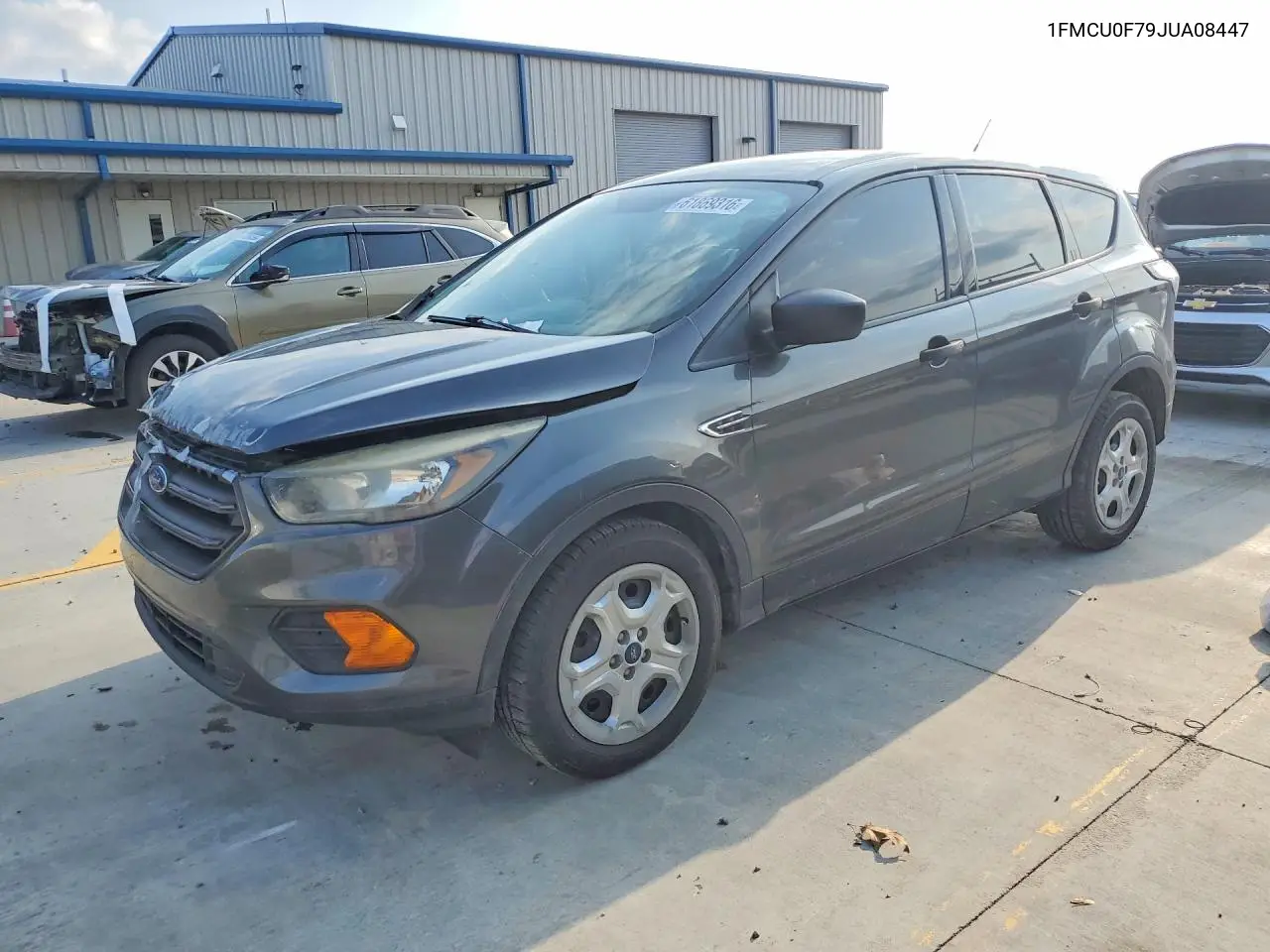 2018 Ford Escape S VIN: 1FMCU0F79JUA08447 Lot: 61869316