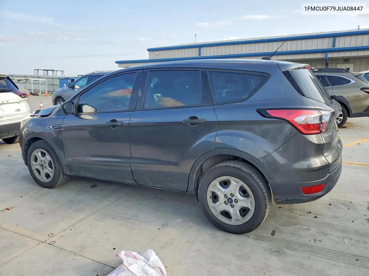 2018 Ford Escape S VIN: 1FMCU0F79JUA08447 Lot: 61869316