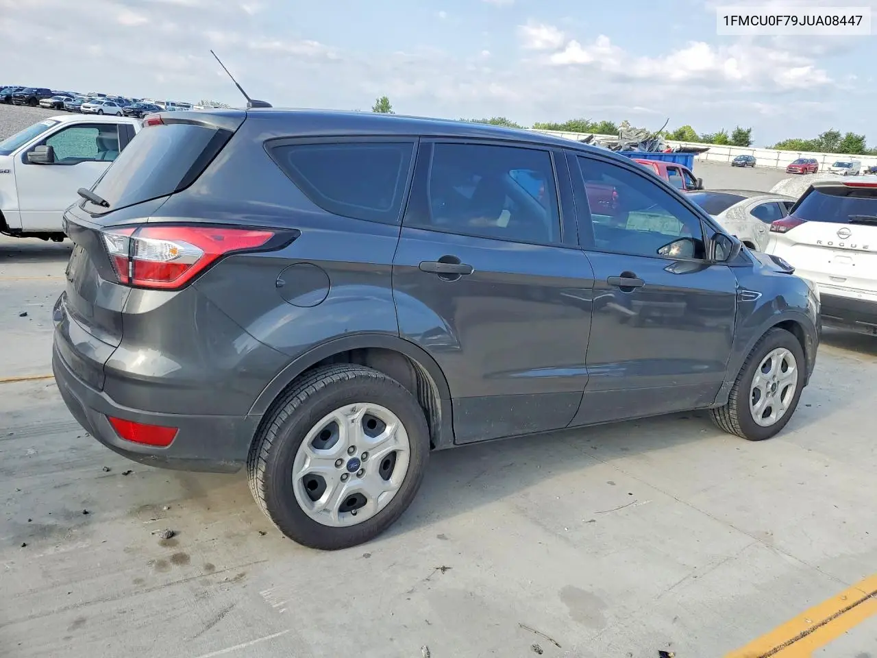 2018 Ford Escape S VIN: 1FMCU0F79JUA08447 Lot: 61869316