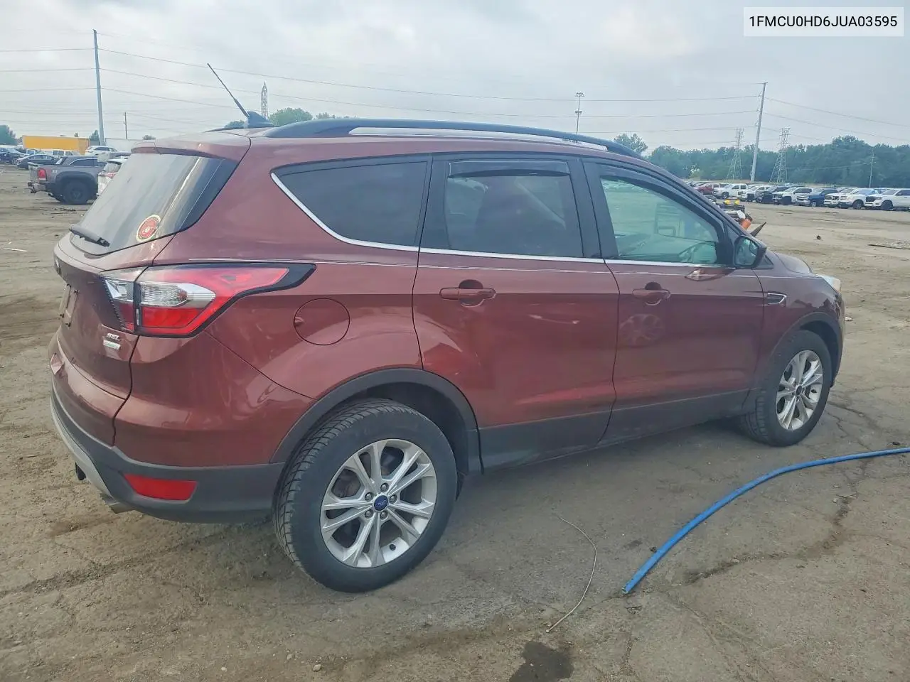 2018 Ford Escape Sel VIN: 1FMCU0HD6JUA03595 Lot: 61948576