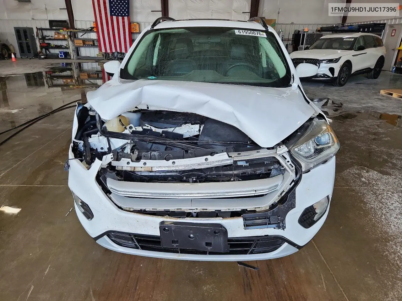 2018 Ford Escape Sel VIN: 1FMCU9HD1JUC17396 Lot: 61950076