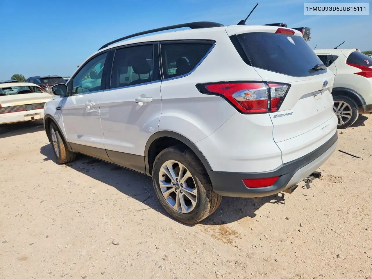 2018 Ford Escape Se VIN: 1FMCU9GD6JUB15111 Lot: 62123016