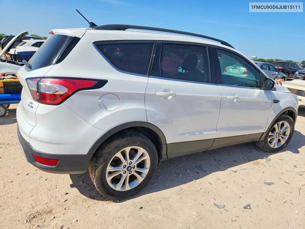 2018 Ford Escape Se VIN: 1FMCU9GD6JUB15111 Lot: 62123016