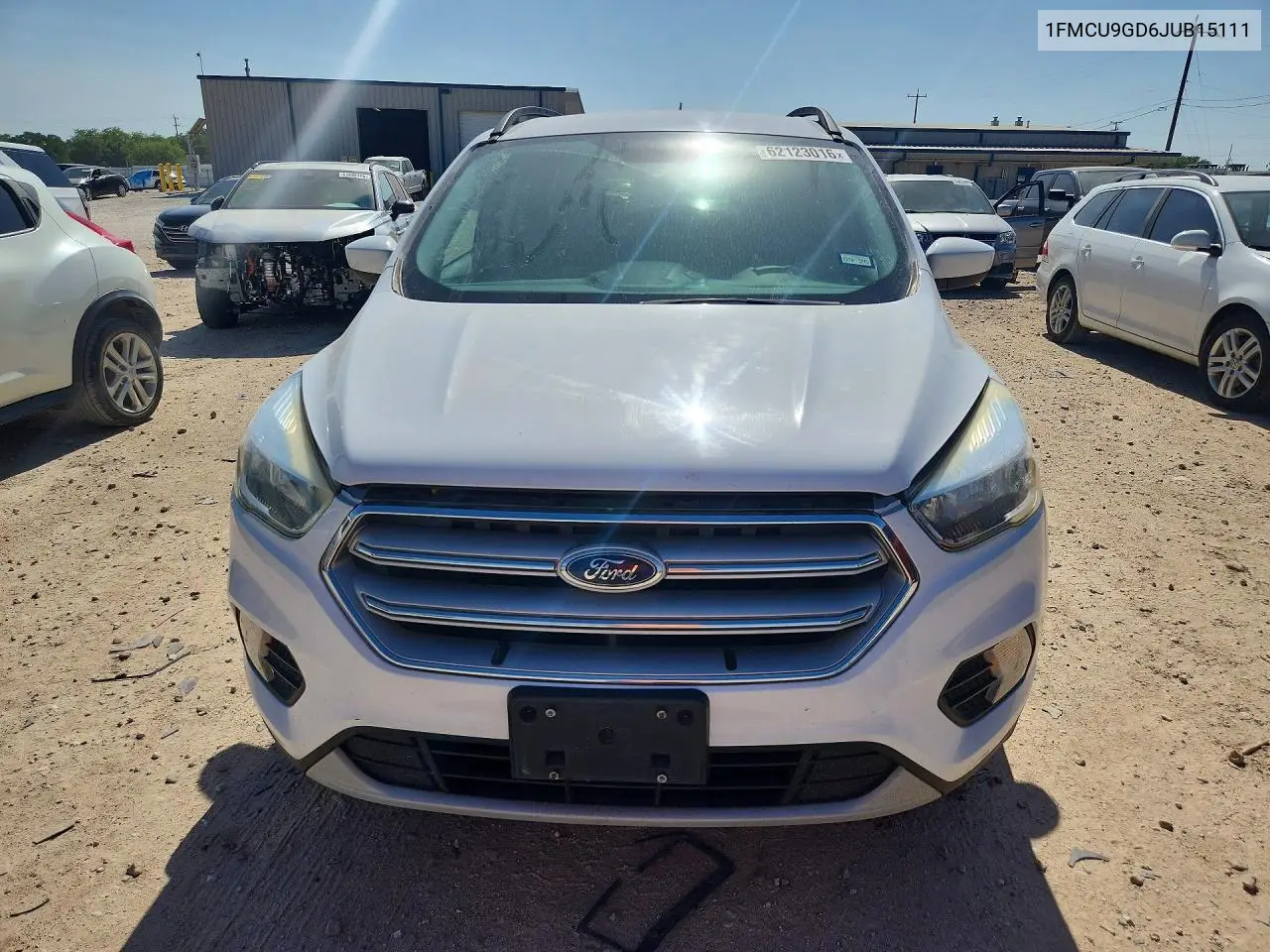 2018 Ford Escape Se VIN: 1FMCU9GD6JUB15111 Lot: 62123016
