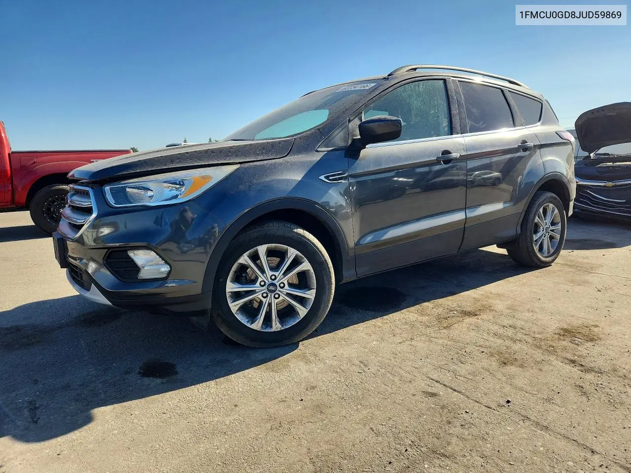 2018 Ford Escape Se VIN: 1FMCU0GD8JUD59869 Lot: 62254166