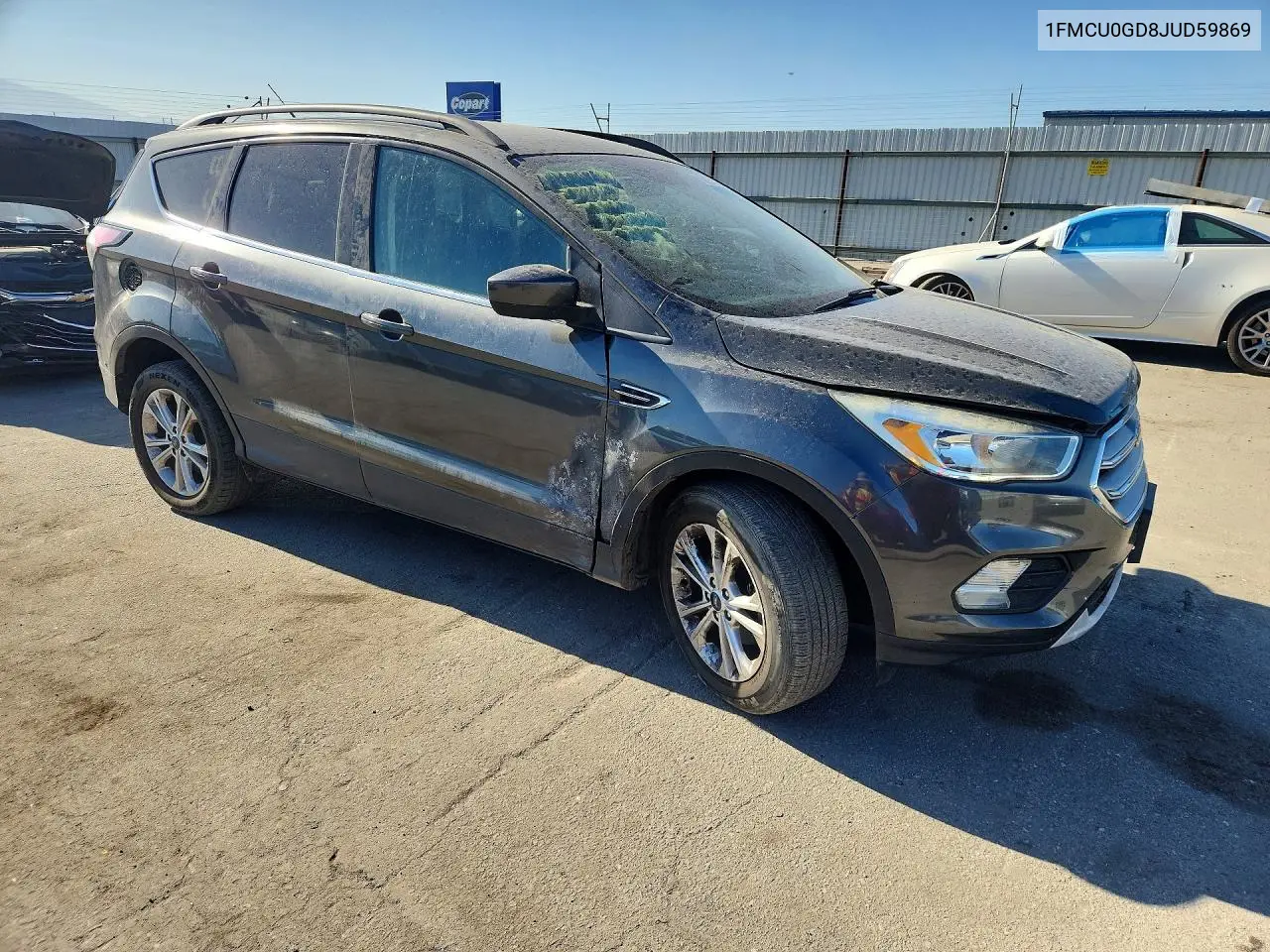 2018 Ford Escape Se VIN: 1FMCU0GD8JUD59869 Lot: 62254166