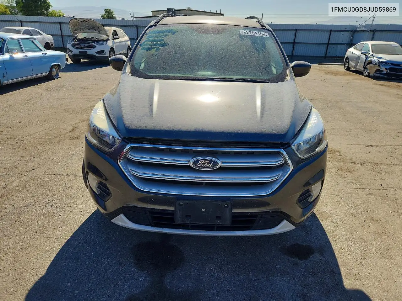 2018 Ford Escape Se VIN: 1FMCU0GD8JUD59869 Lot: 62254166