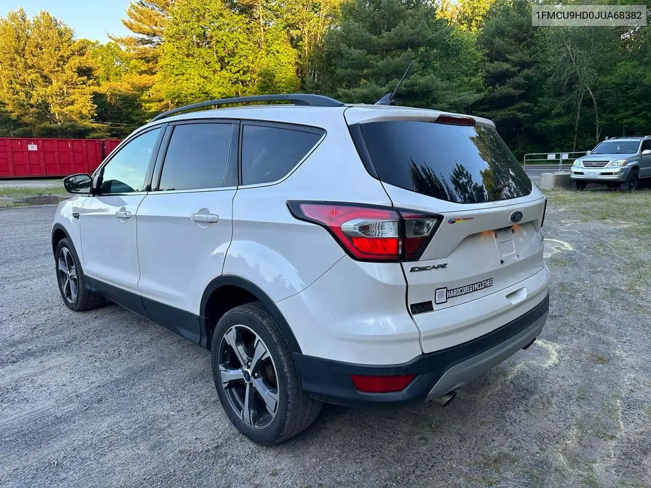 2018 Ford Escape Sel VIN: 1FMCU9HD0JUA68382 Lot: 62356576