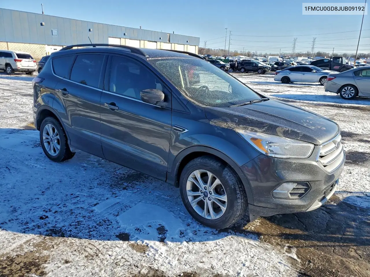 1FMCU0GD8JUB09192 2018 Ford Escape Se