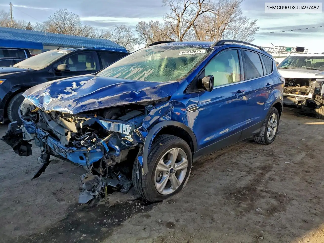 1FMCU9GD3JUA97487 2018 Ford Escape Se