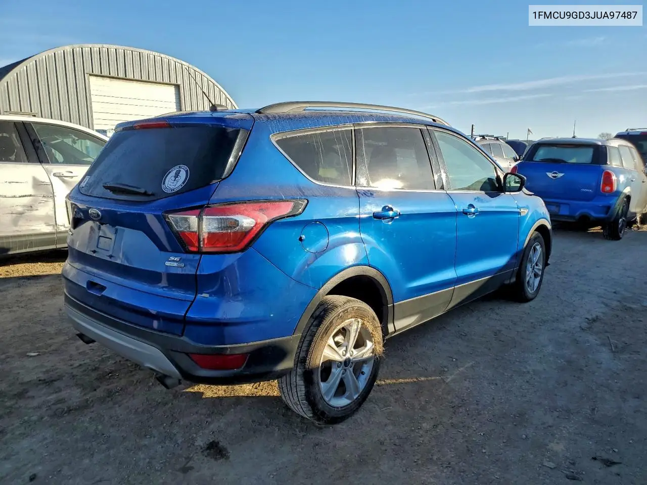 1FMCU9GD3JUA97487 2018 Ford Escape Se