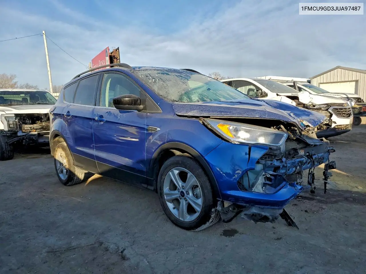 1FMCU9GD3JUA97487 2018 Ford Escape Se