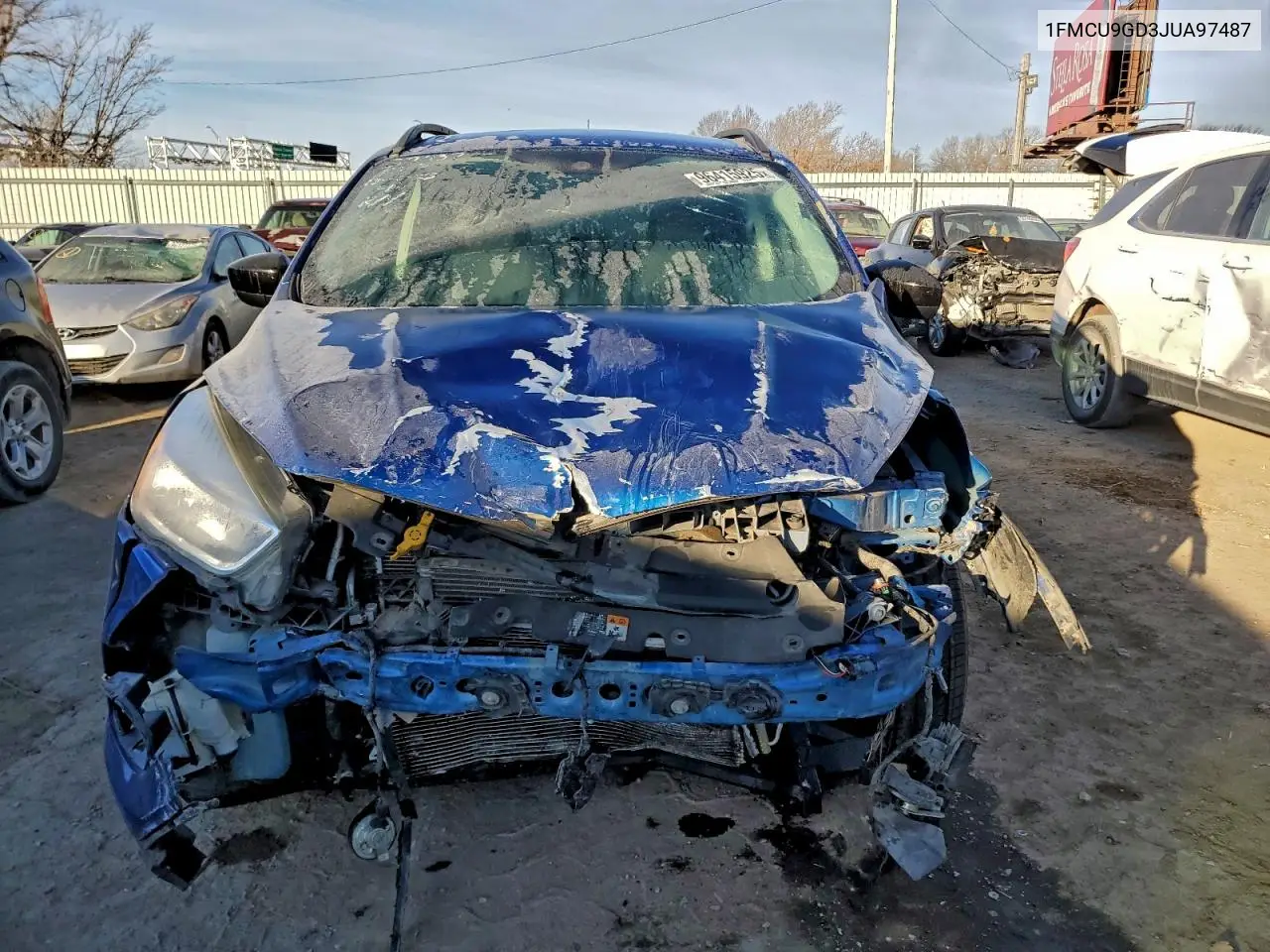 1FMCU9GD3JUA97487 2018 Ford Escape Se