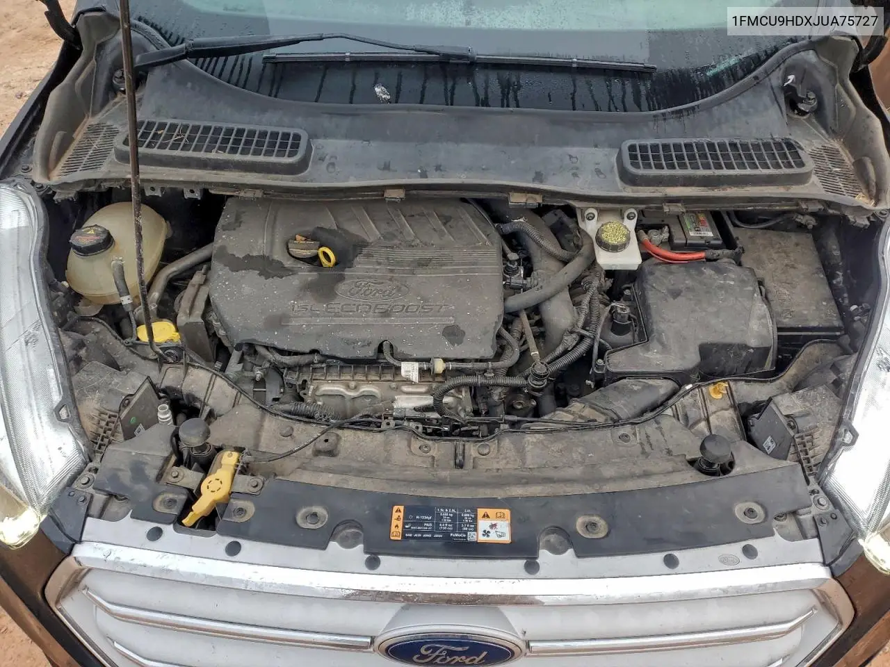 1FMCU9HDXJUA75727 2018 Ford Escape Sel
