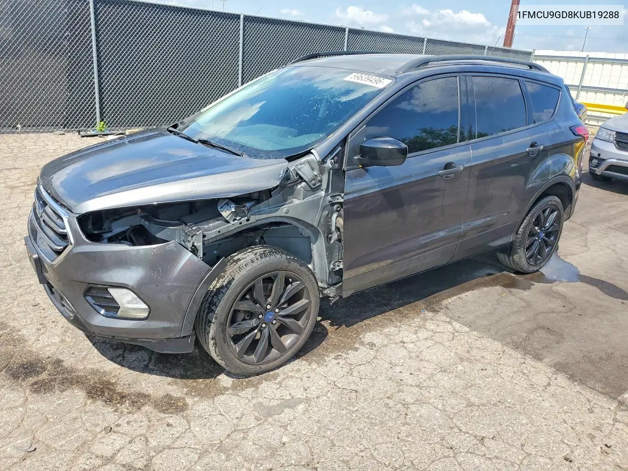 2019 Ford Escape Se VIN: 1FMCU9GD8KUB19288 Lot: 59639496