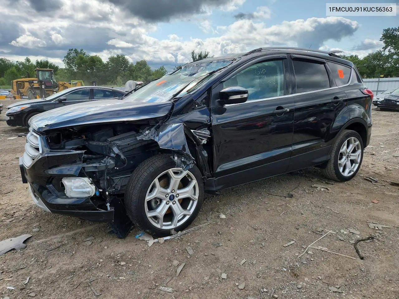 2019 Ford Escape Titanium VIN: 1FMCU0J91KUC56363 Lot: 61853836