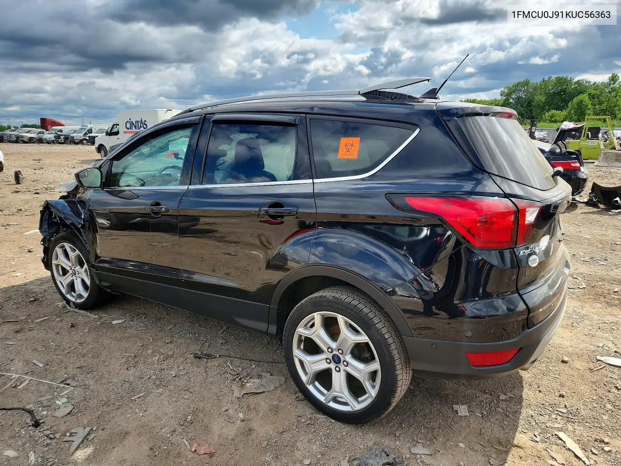 2019 Ford Escape Titanium VIN: 1FMCU0J91KUC56363 Lot: 61853836
