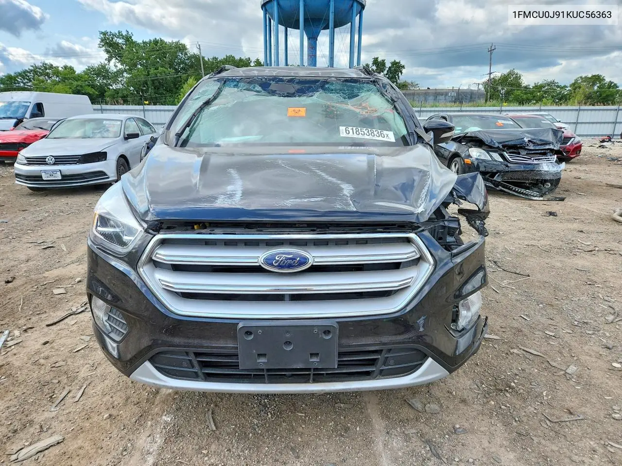 2019 Ford Escape Titanium VIN: 1FMCU0J91KUC56363 Lot: 61853836