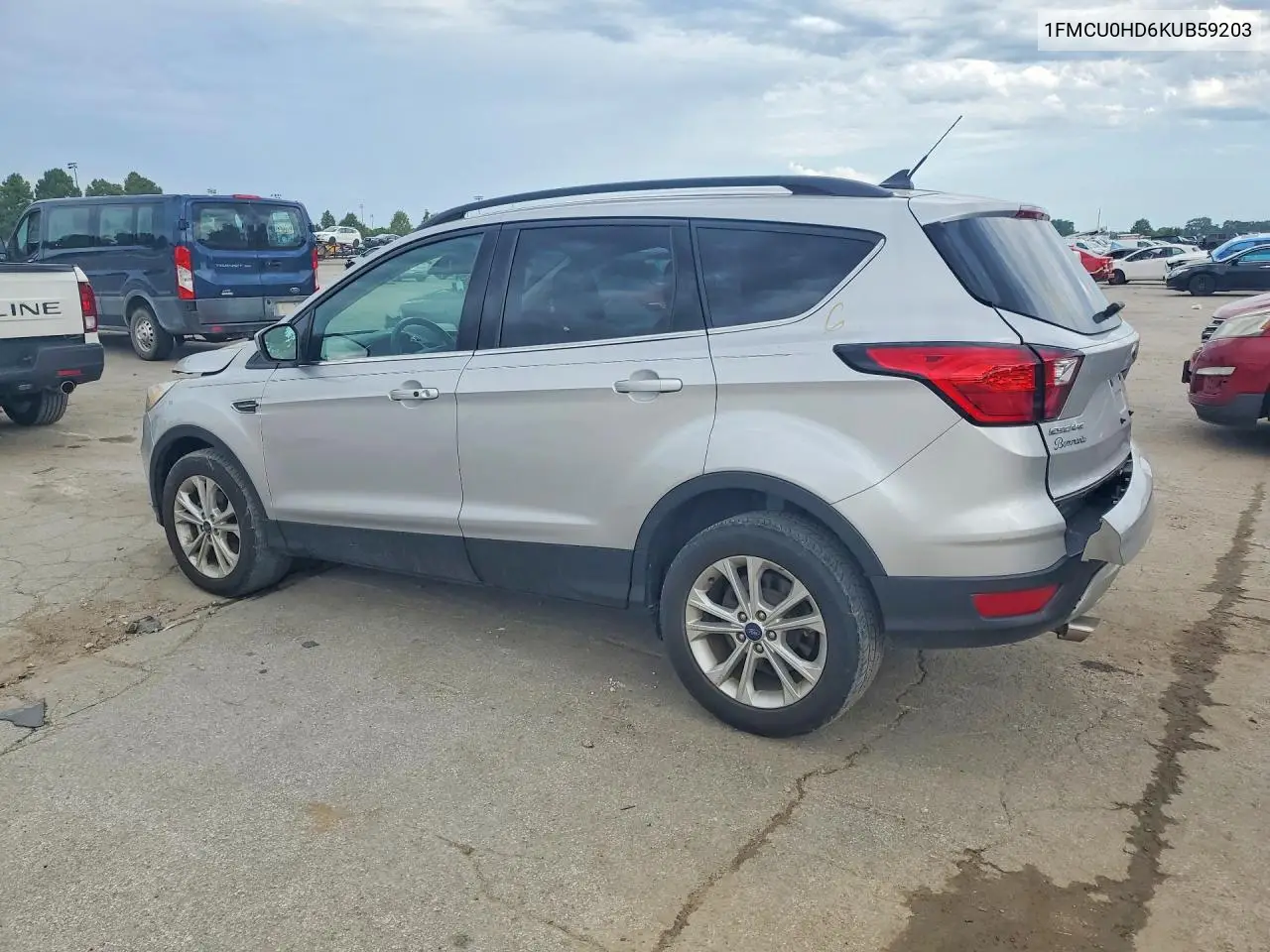 2019 Ford Escape Sel VIN: 1FMCU0HD6KUB59203 Lot: 61856576