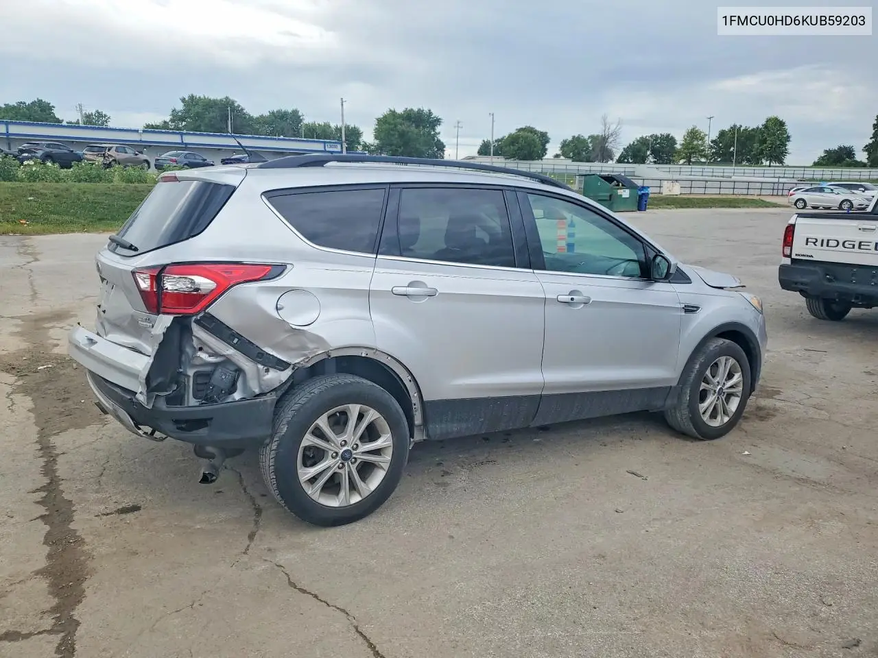 2019 Ford Escape Sel VIN: 1FMCU0HD6KUB59203 Lot: 61856576