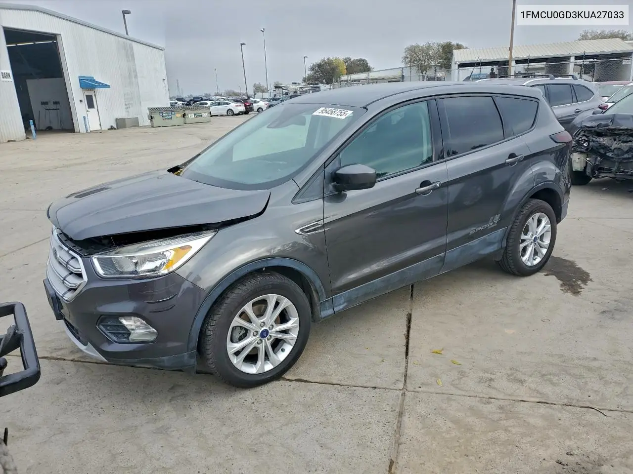 1FMCU0GD3KUA27033 2019 Ford Escape Se