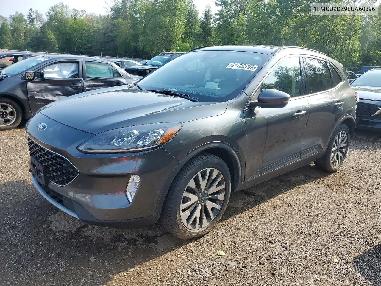 2020 Ford Escape Titanium VIN: 1FMCU9DZ9LUA60396 Lot: 61722756