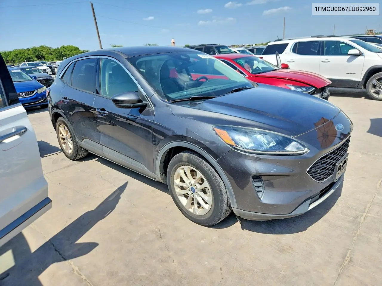 2020 Ford Escape Se VIN: 1FMCU0G67LUB92960 Lot: 61973826