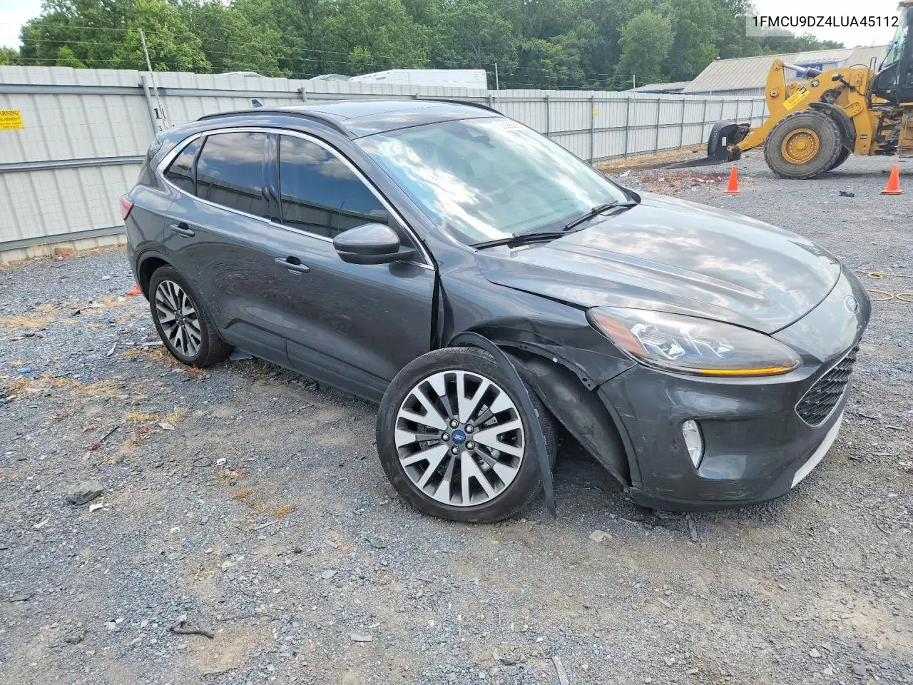 1FMCU9DZ4LUA45112 2020 Ford Escape Titanium