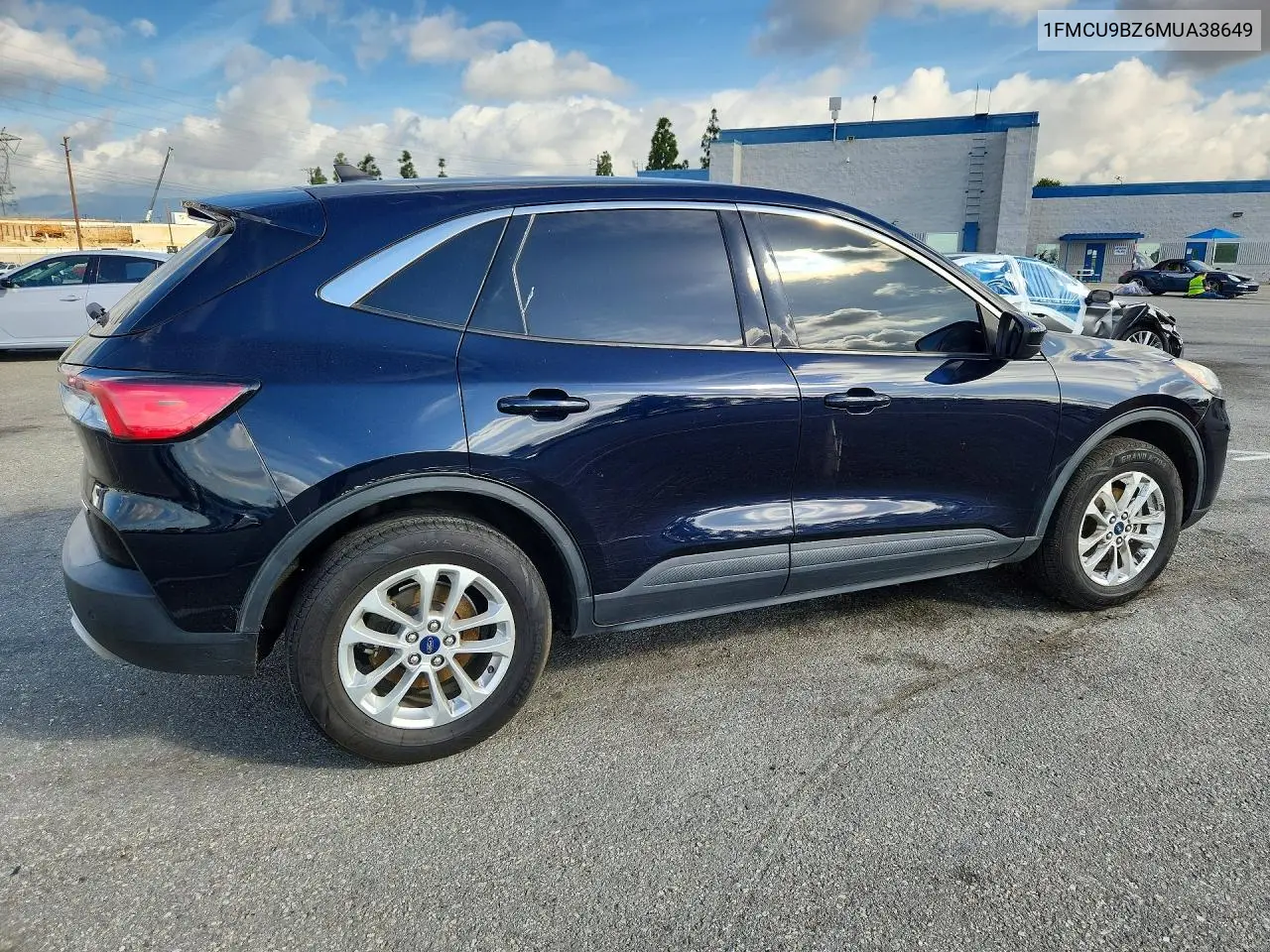 2021 Ford Escape Se VIN: 1FMCU9BZ6MUA38649 Lot: 50651776
