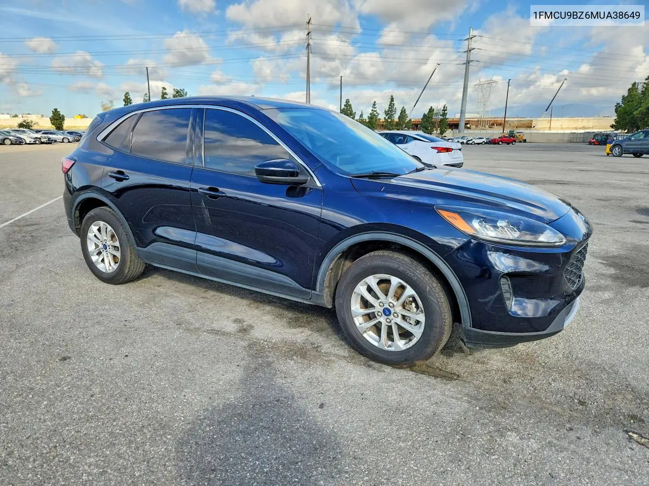 2021 Ford Escape Se VIN: 1FMCU9BZ6MUA38649 Lot: 50651776