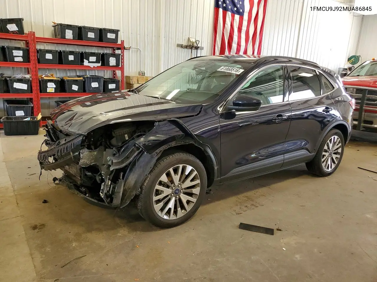 2021 Ford Escape Titanium VIN: 1FMCU9J92MUA86845 Lot: 61868516