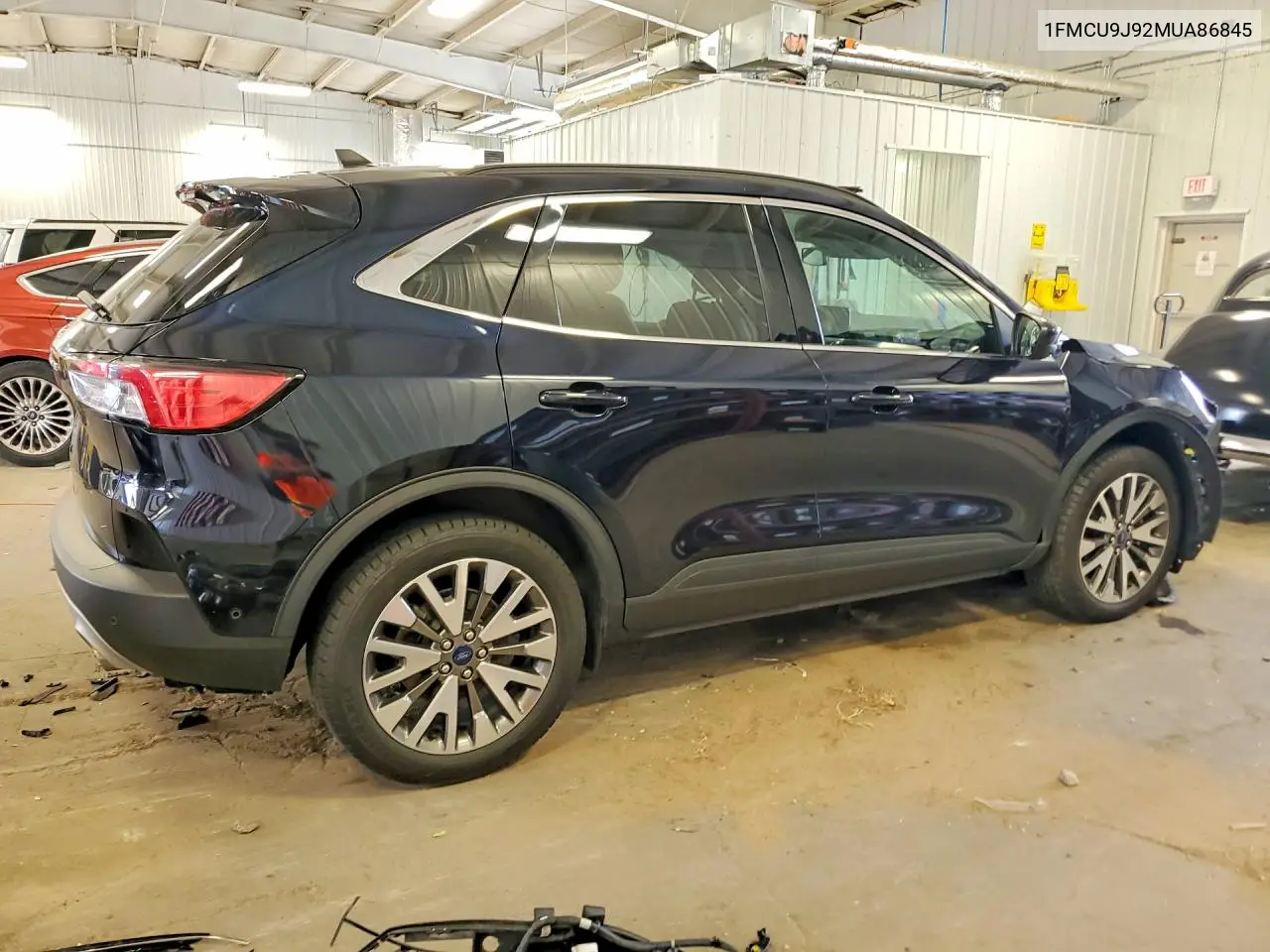 2021 Ford Escape Titanium VIN: 1FMCU9J92MUA86845 Lot: 61868516