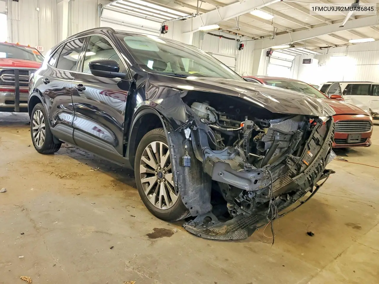 2021 Ford Escape Titanium VIN: 1FMCU9J92MUA86845 Lot: 61868516