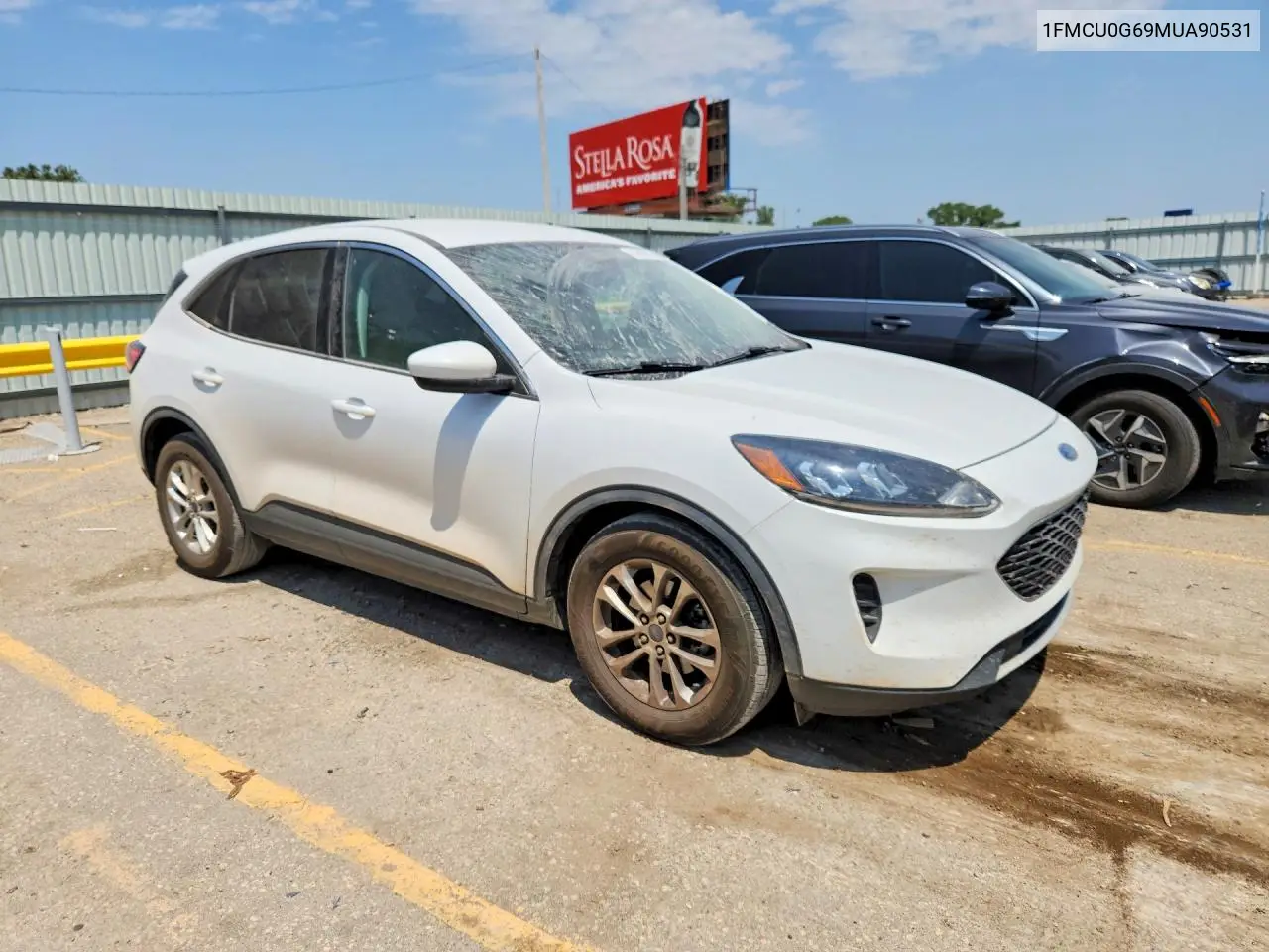 2021 Ford Escape Se VIN: 1FMCU0G69MUA90531 Lot: 61945616