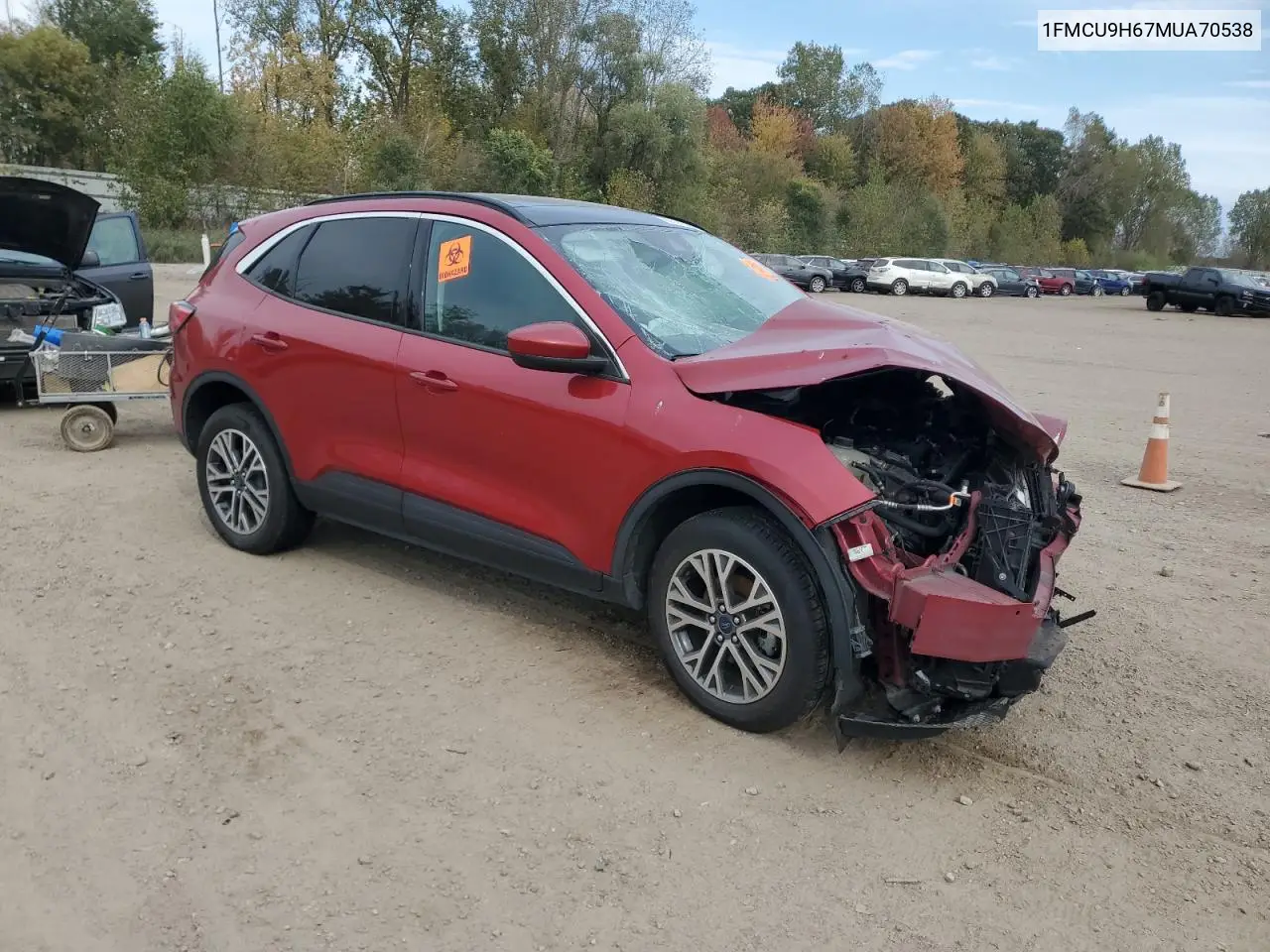 1FMCU9H67MUA70538 2021 Ford Escape Sel