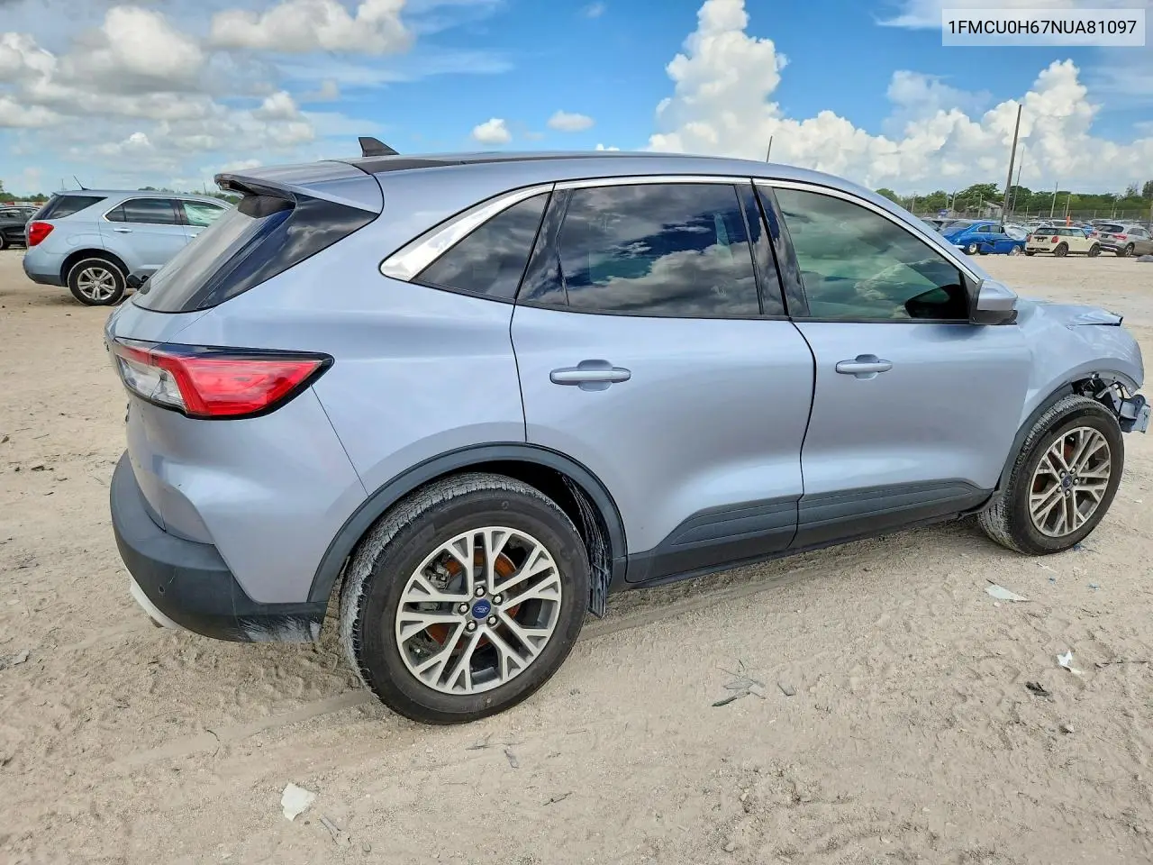 2022 Ford Escape Sel VIN: 1FMCU0H67NUA81097 Lot: 59853106