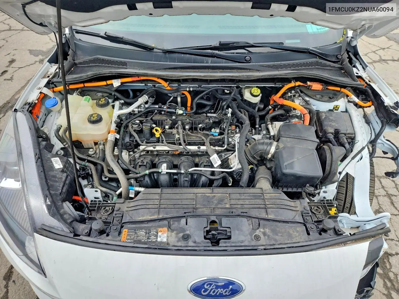 2022 Ford Escape Sel VIN: 1FMCU0KZ2NUA60094 Lot: 61614906