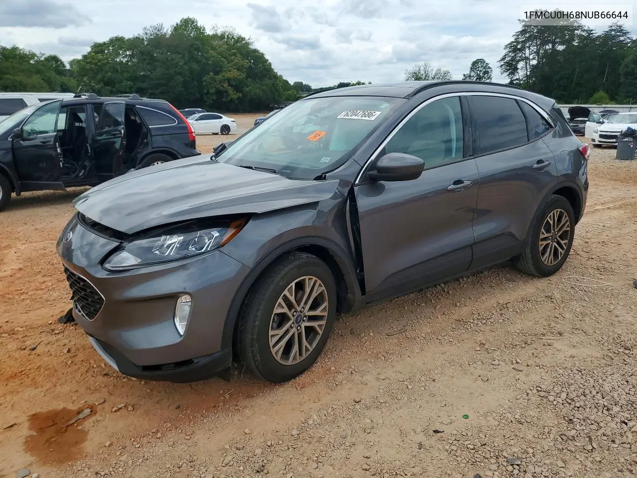 2022 Ford Escape Sel VIN: 1FMCU0H68NUB66644 Lot: 62047686