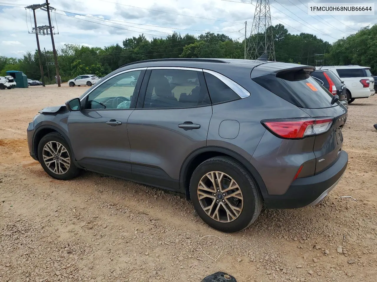 2022 Ford Escape Sel VIN: 1FMCU0H68NUB66644 Lot: 62047686