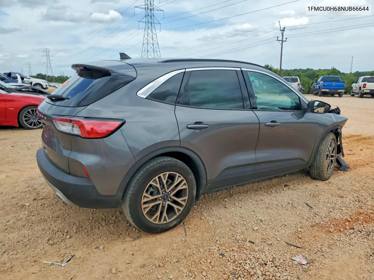 2022 Ford Escape Sel VIN: 1FMCU0H68NUB66644 Lot: 62047686