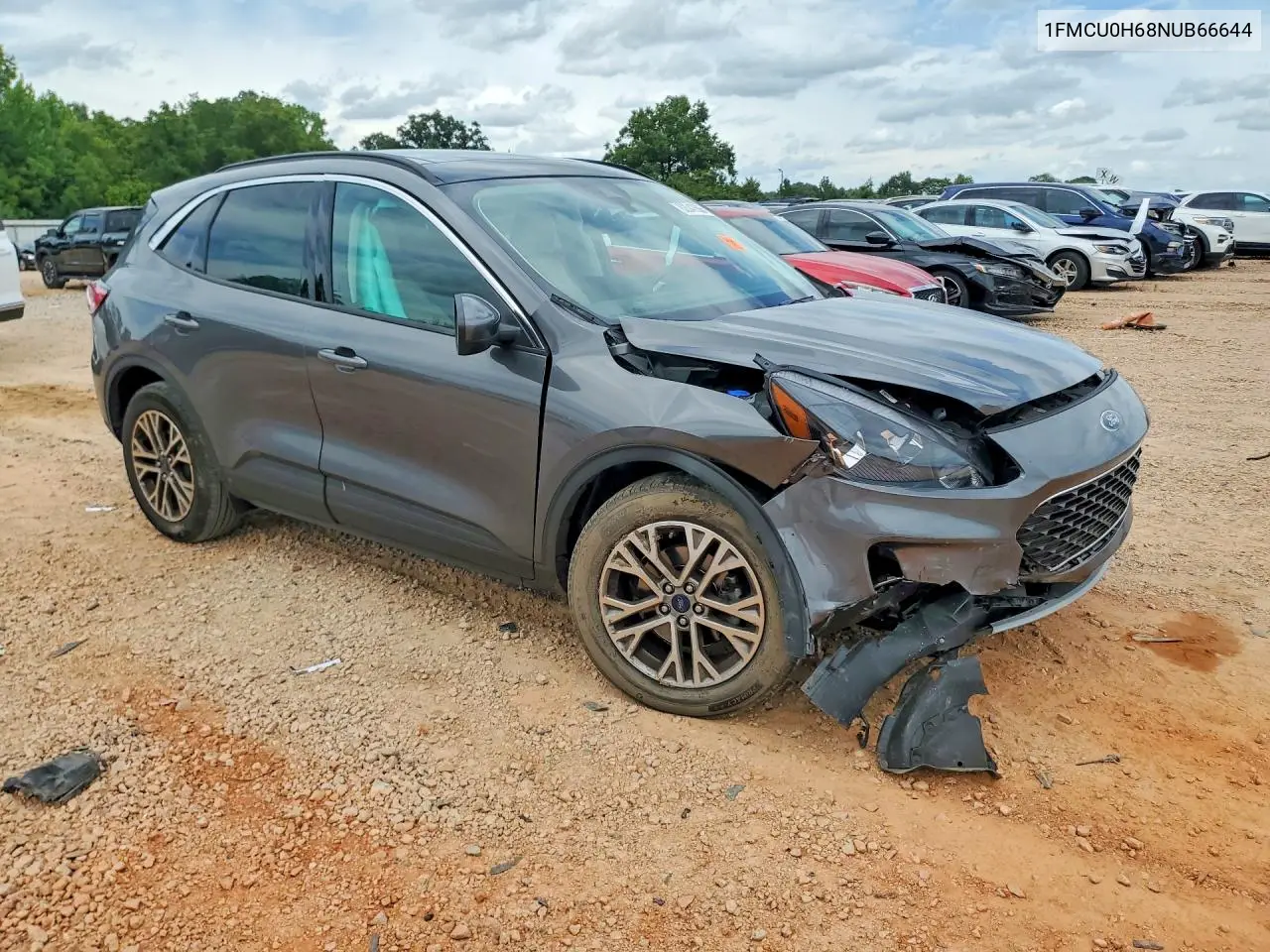 2022 Ford Escape Sel VIN: 1FMCU0H68NUB66644 Lot: 62047686