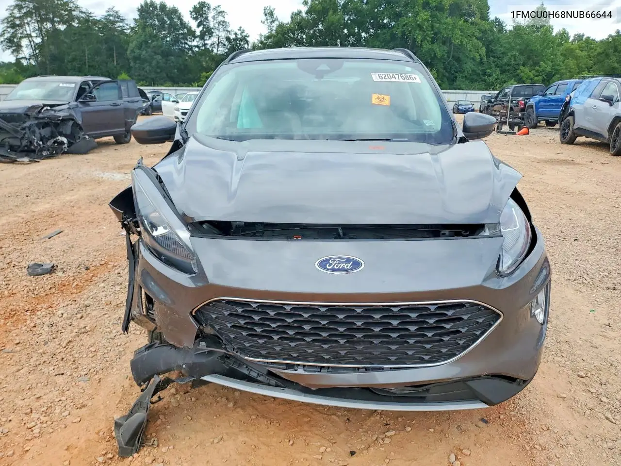 2022 Ford Escape Sel VIN: 1FMCU0H68NUB66644 Lot: 62047686