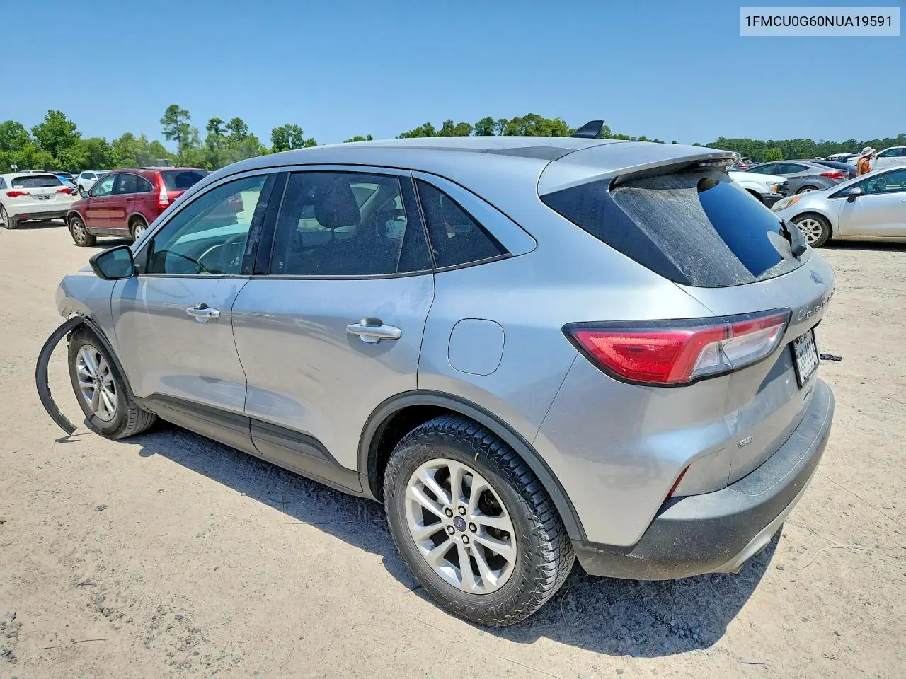 2022 Ford Escape Se VIN: 1FMCU0G60NUA19591 Lot: 62070846