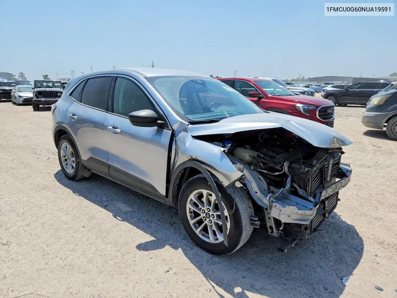 2022 Ford Escape Se VIN: 1FMCU0G60NUA19591 Lot: 62070846