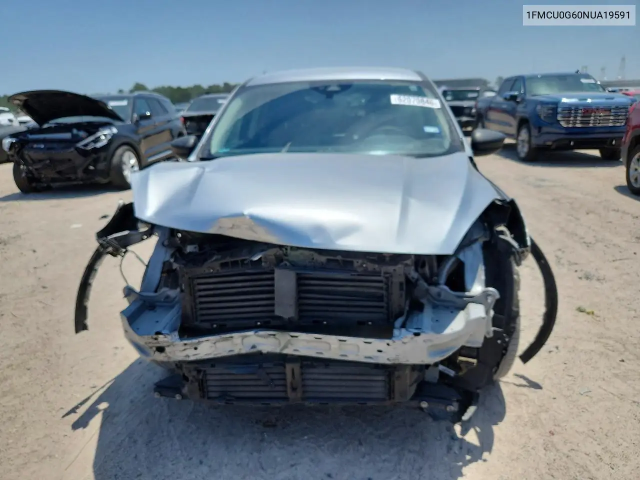 2022 Ford Escape Se VIN: 1FMCU0G60NUA19591 Lot: 62070846
