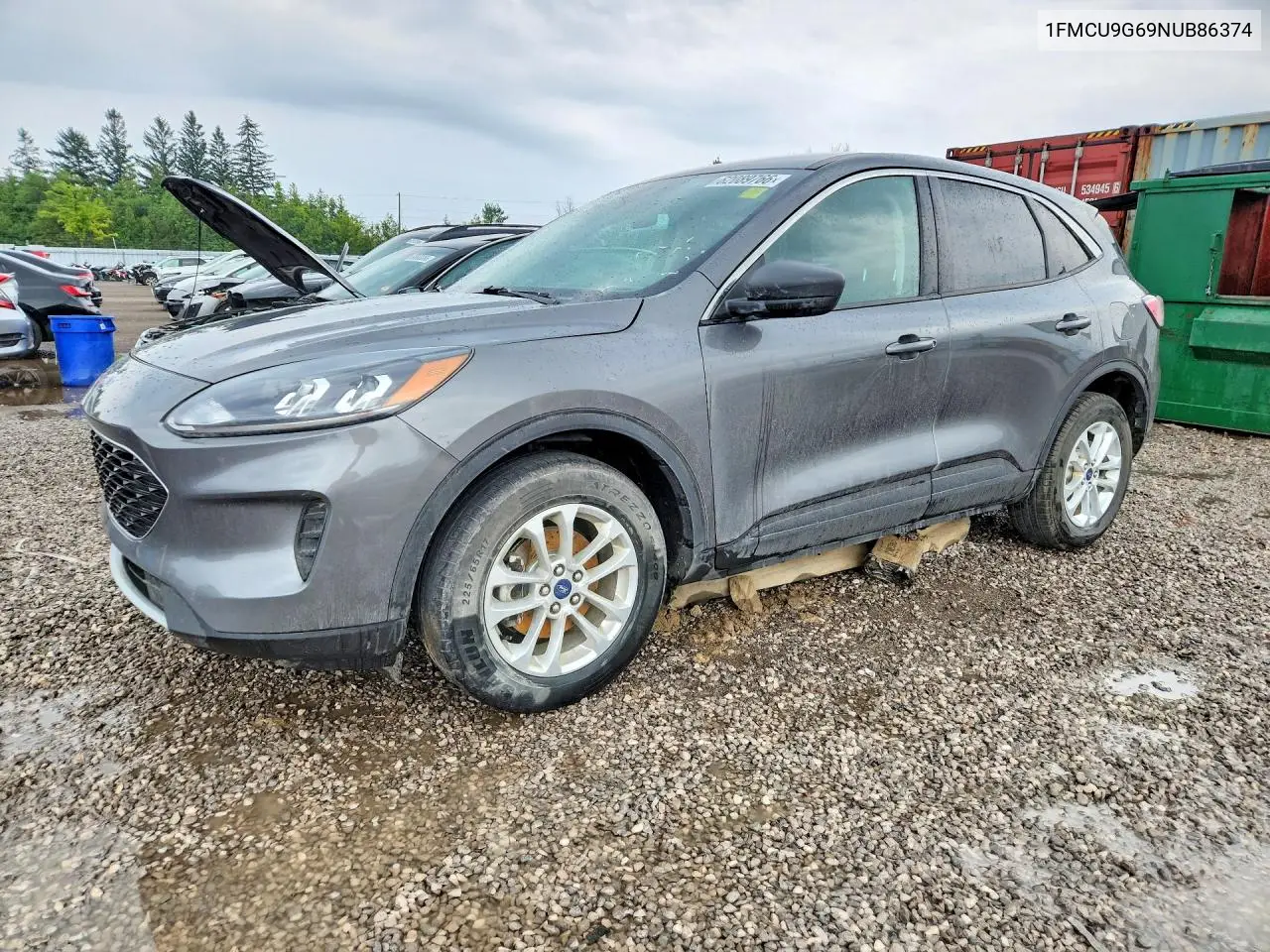 2022 Ford Escape Se VIN: 1FMCU9G69NUB86374 Lot: 62089766