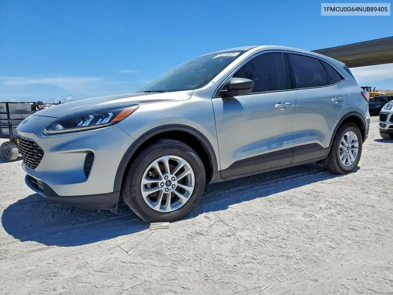 2022 Ford Escape Se VIN: 1FMCU0G64NUB89405 Lot: 72278365