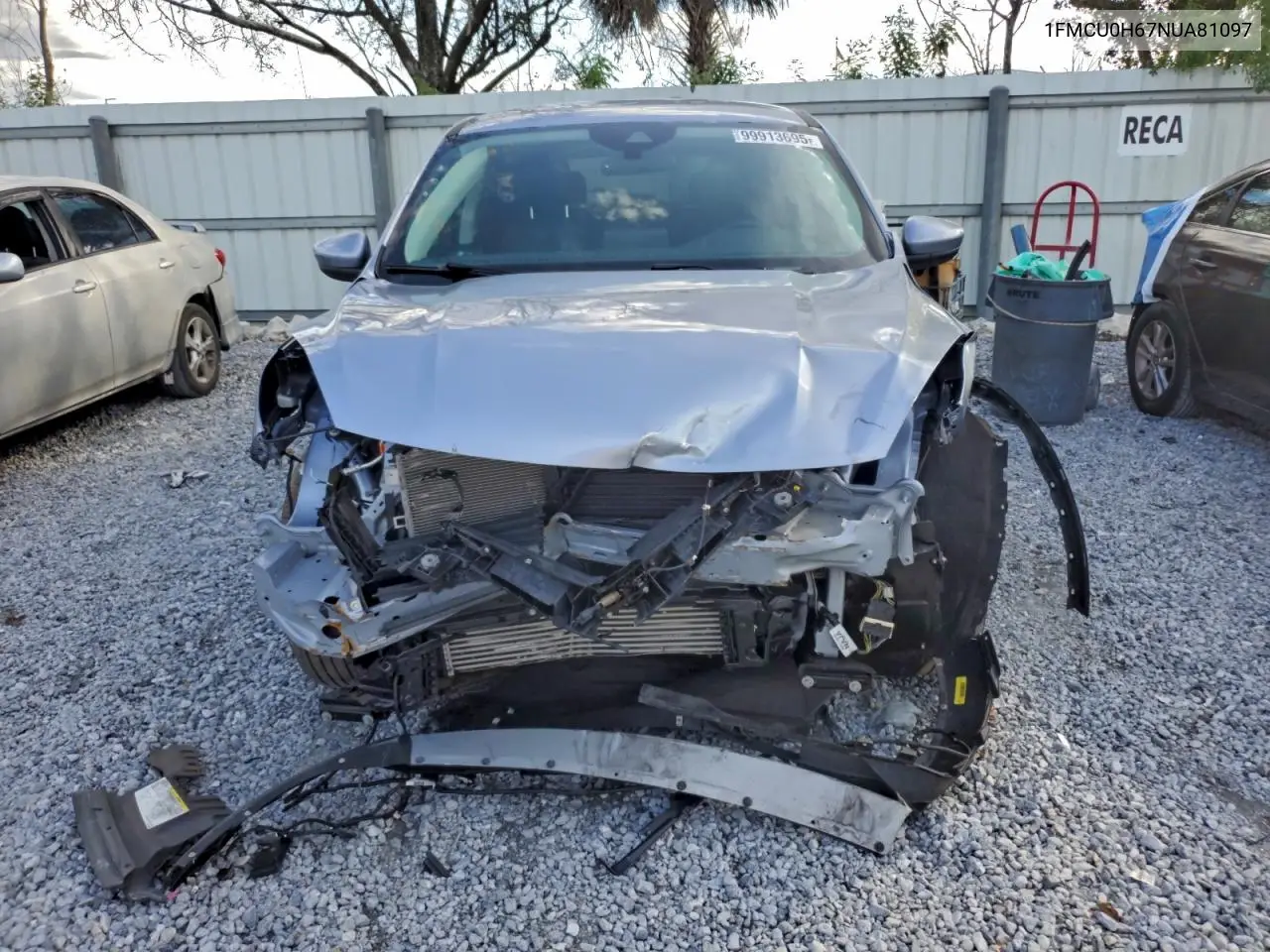 2022 Ford Escape Sel VIN: 1FMCU0H67NUA81097 Lot: 76283245